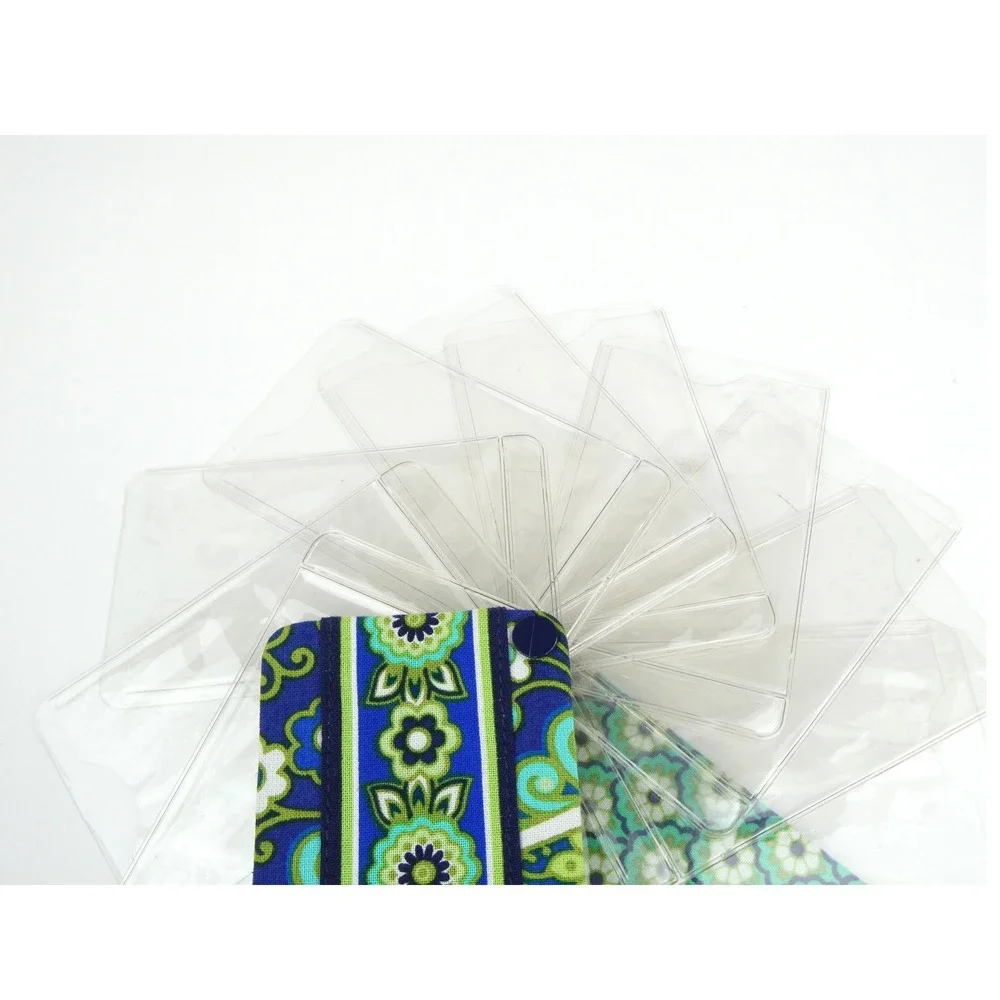 Vera Bradley Rhythm & Blue Card Picture ID Case
